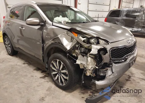 2017 Kia Sportage Ex из США, поврежденный, VIN KNDPNCAC6H7256947